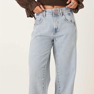 Free People aster straight jeans